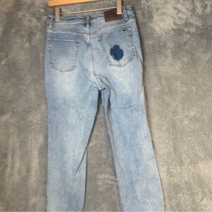 Lucky Brand Light Wash Shamrock 8/29 Ankle Crop Cut Off Hem Denim Jeans 26” L